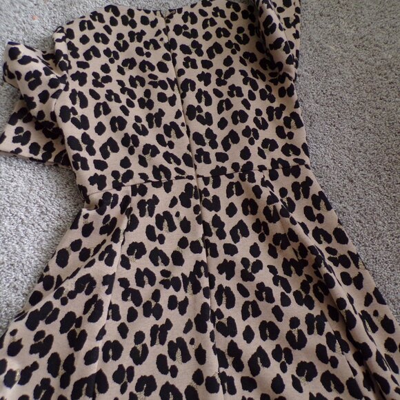 Kate Spade leopard print fit and flare feminine dress 4 - Picture 9 of 9